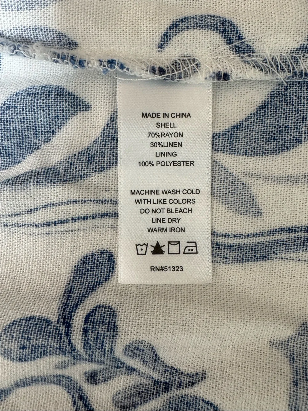 CeCe White and Blue Floral Patchwork Maxi Dress